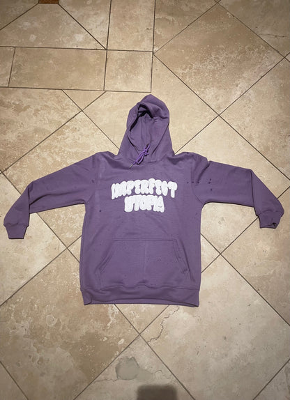 "Imperfect Utopia" Puff Print Hoodie