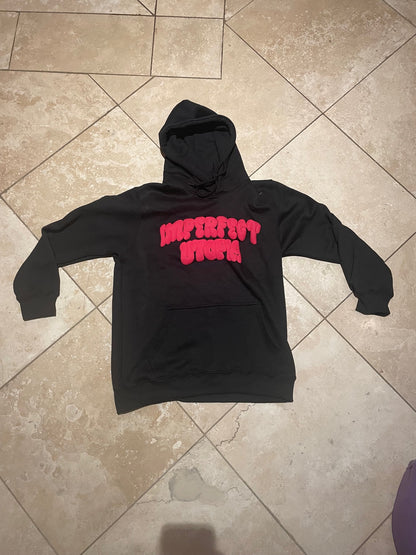 "Imperfect Utopia" Puff Print Hoodie